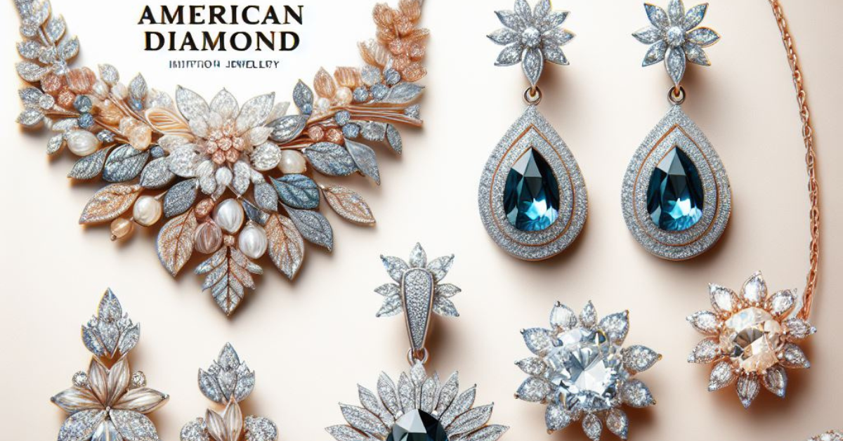 American diamond imitation jewellery, highlighting the versatility and beauty of these budget-friendly alternatives.