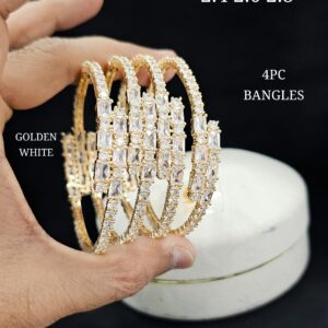 Golden American Diamond Bangles