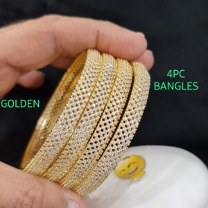 Most Popular Golden American Diamond Bangles