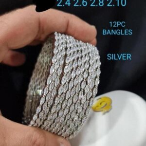 Most Popular Silver American Diamond Bangles